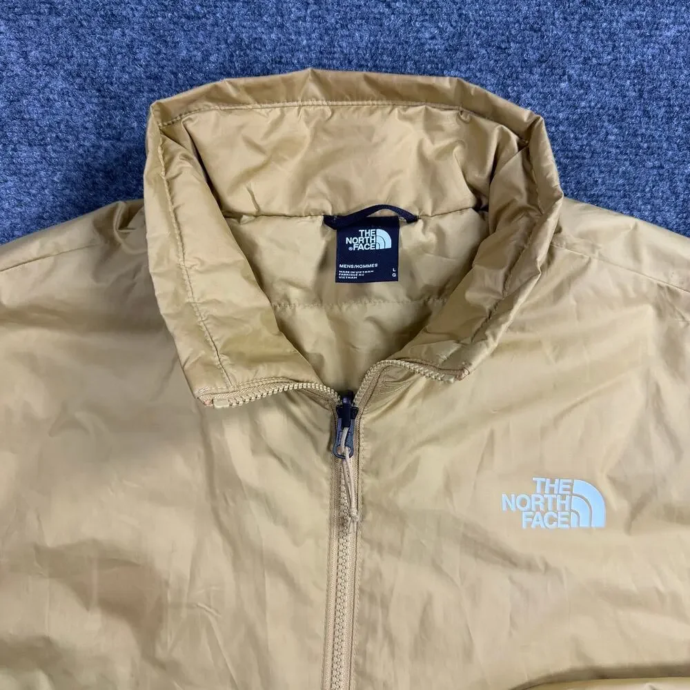 The North Face Men’s Large Mustard Yellow Insulated Full Zip Jacket Lightweight